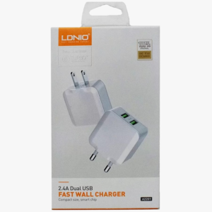 Cargador Ldnio Doble Puerto USB 2.4A 12W