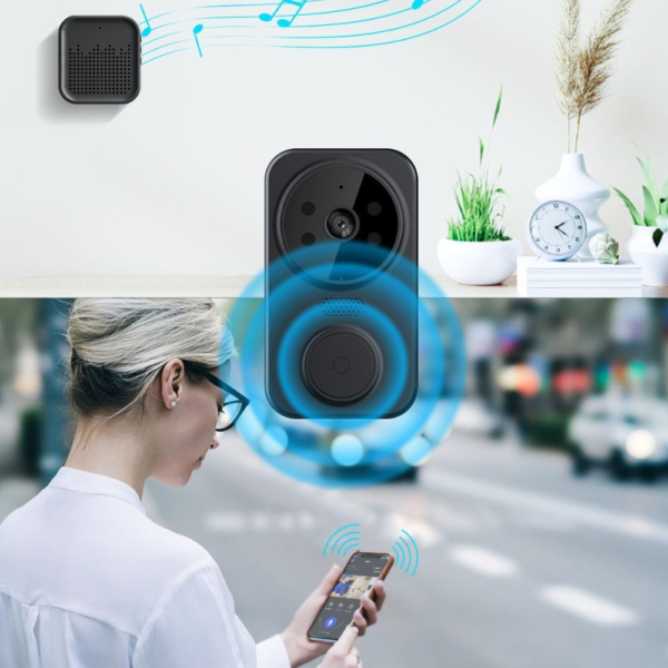 Timbre De Puerta Inalámbrico Wifi