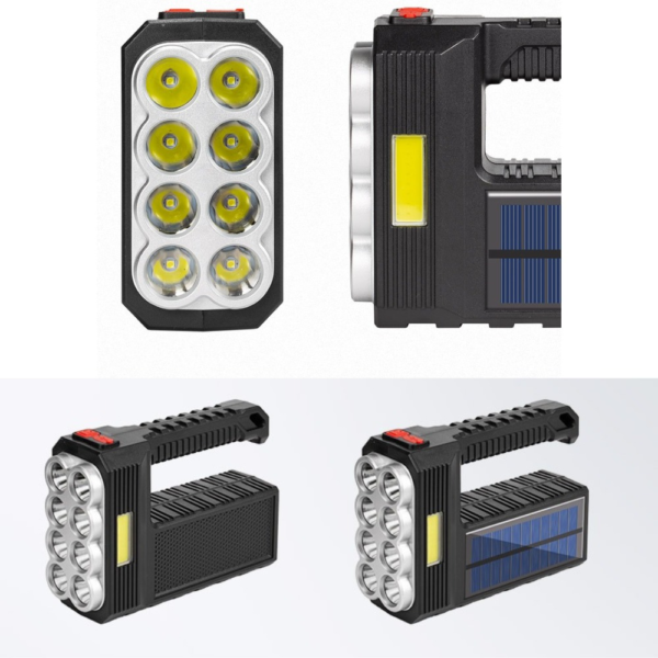 Linterna Solar Multifuncional 8 led 5117