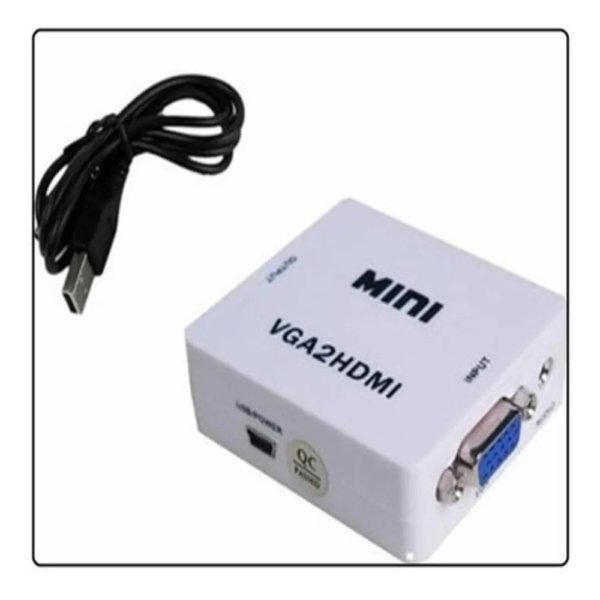Convertidor Adaptador Vga A Hdmi Con Audio