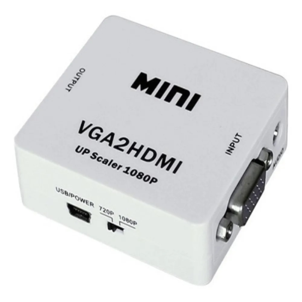 Convertidor Adaptador Vga A Hdmi Con Audio
