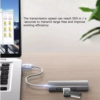 Adaptador Convertidor Tipo C 4 En 1 Hub
