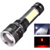 Linterna Led Cree T6 Usb Micro Zoom Lámpara