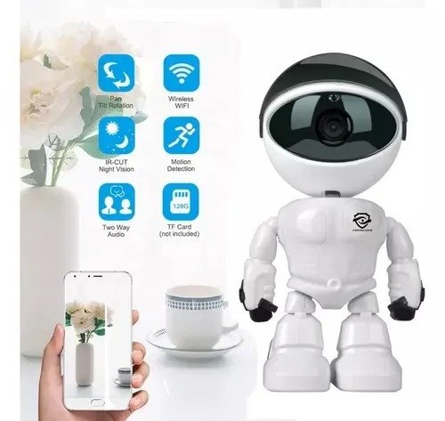 Cámara Robótica Inalámbrica Wifi Inteligente