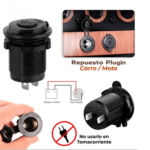 Cargador Adaptador Para Moto Impermeable
