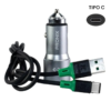 Cargador Pronix Para Carro Cable Tipo C