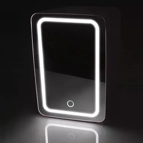 Mini Nevera De Maquillaje Con Espejo De luz