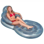 Colchoneta Inflable plegable flotante 2 en 1