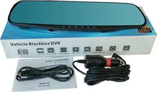 Espejo Retrovisor Doble Cámara Full Hd