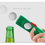 Destapador Lanzador de Tapas de Botellas