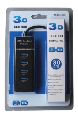 645417.png Hub Multipuertos Usb 3.0 4 Puertos