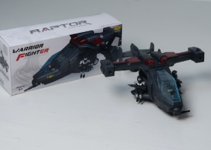 Aeronave Militar con luces