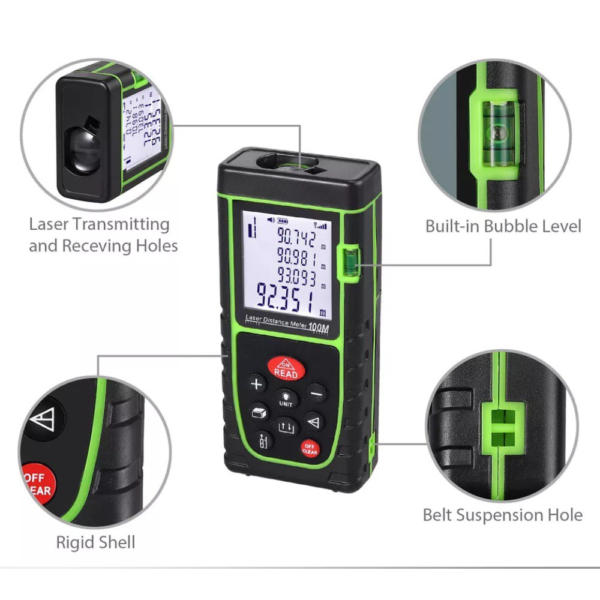 Distanciometro Metro Laser 40m Medidor A