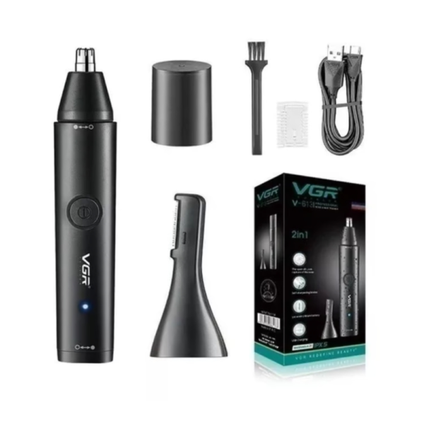Depilador Nasal Patilla Vgr V-613 2 En 1
