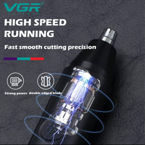 Depilador Nasal Patilla Vgr V-613 2 En 1