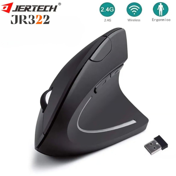 Mouse Inalambrico Ergonomico JR322