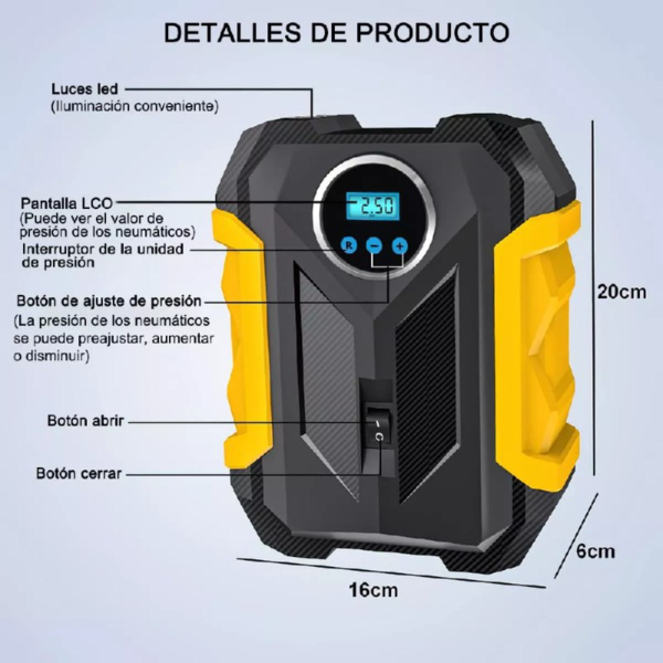 Inflador De Llantas Carsun C1399
