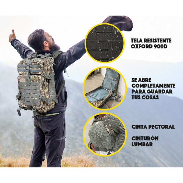 Bolso Morral Táctico Multifunción Montaña