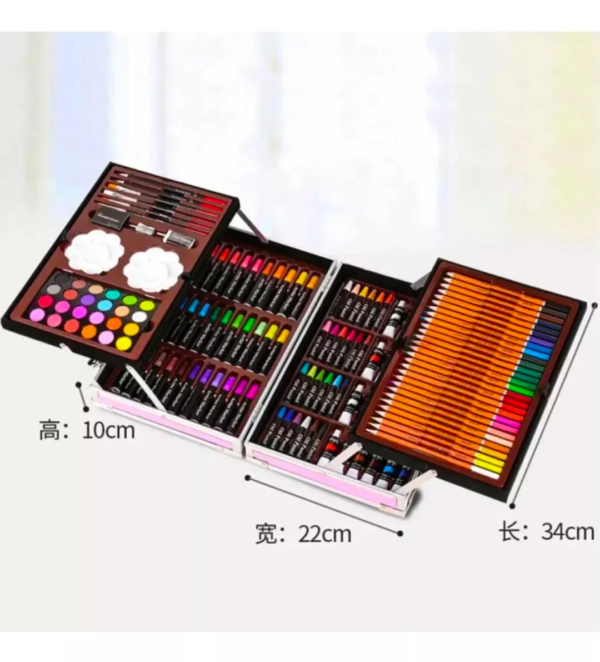 Kit de Arte con Maleta de Lujo rosado