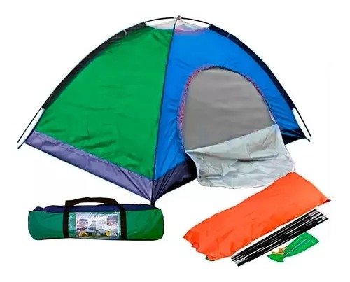 Carpa Camping Armable Impermeable 6 Pers