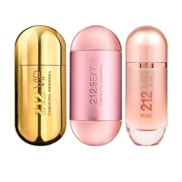 Combo 026 carolina -212 NYC, 212 VIP ROSE, 212 SEXY-CAROLINA HERRERA