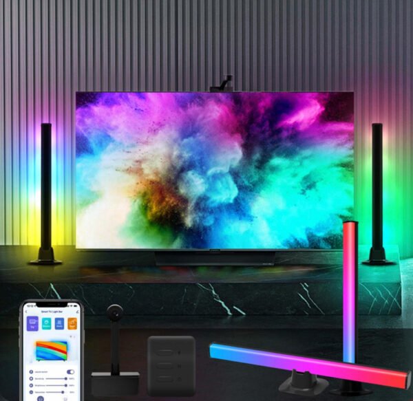17023059861702305986104 Barra de luz Rgb ritmica
