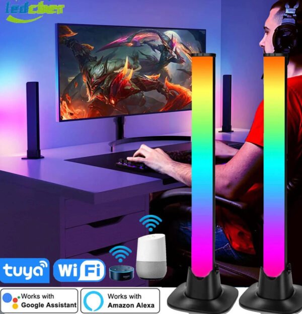 17023059861702305986105 Barra de luz Rgb ritmica